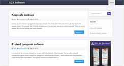 Desktop Screenshot of acx-software.com